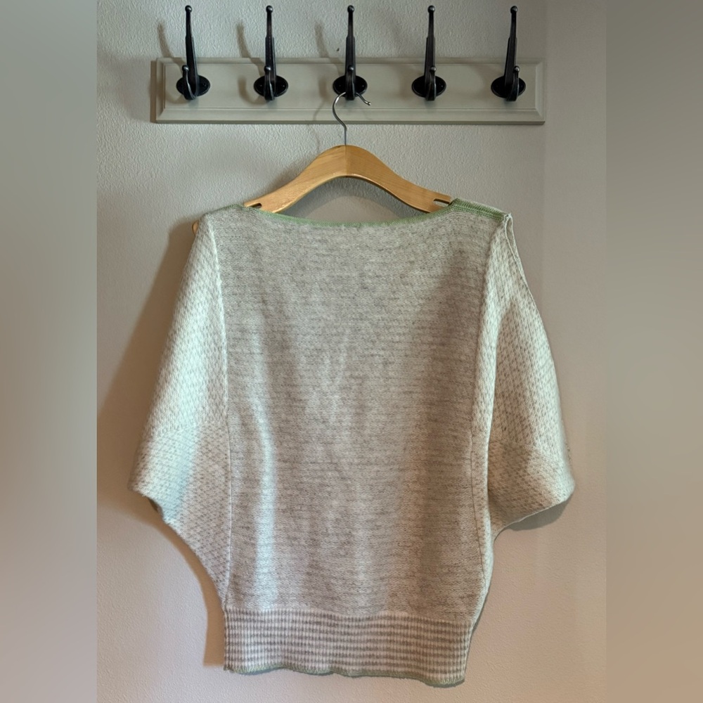 Free People Knit Dolman Sleeve Sweater Poncho Style SM - Picture 2 of 7